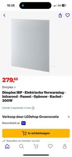 Verwarming Dimplex IRP infrarood stralingspaneel, Doe-het-zelf en Verbouw, Verwarming en Radiatoren, Ophalen of Verzenden, Nieuw