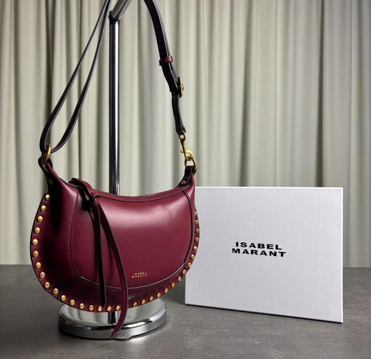 Isabel Marant oskan moon tas- 🎁 tip 🎄, Sieraden, Tassen en Uiterlijk, Tassen | Damestassen, Zo goed als nieuw, Handtas, Rood