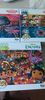 Junior puzzels 500xl 3 stuks, Ophalen of Verzenden, 500 t/m 1500 stukjes, Zo goed als nieuw, Legpuzzel