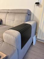 Zwart armleuning dienblad / banktafeltje, Ophalen, Gebruikt