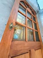 Zwaar eiken deur, Ophalen of Verzenden, Zo goed als nieuw, Binnendeur, 200 tot 215 cm