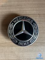 ORIGINELE Mercedes Benz naafkap naafdop zwart chroom, Auto diversen, Wieldoppen, Ophalen of Verzenden, Gebruikt