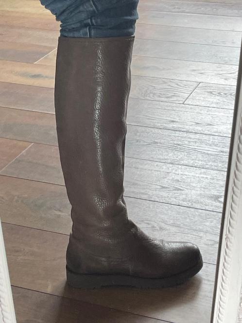 Via Vai leren beige hoge laarzen ZGAN 37, Kleding | Dames, Schoenen, Zo goed als nieuw, Hoge laarzen, Beige, Ophalen of Verzenden