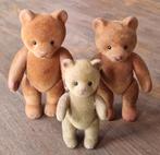 3 Vintage Sylvanian beertjes, Verzamelen, Ophalen of Verzenden, Zo goed als nieuw, Stoffen beer, Overige merken