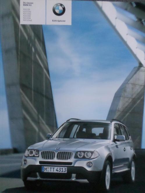 BMW X3 2.0i 2.5si 3.0si 3.0d 2006 Brochure, Boeken, Auto's | Folders en Tijdschriften, Zo goed als nieuw, BMW, Verzenden