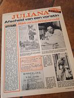 Televizier special Julianan afscheid van een vorstin, Verzamelen, Ophalen of Verzenden, Zo goed als nieuw, Tijdschrift of Boek