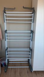 Wasrek - Droogtoren Wit Grijs, Ophalen of Verzenden, Zo goed als nieuw, Wasrek