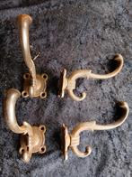 4 brocante kapstokhaken, Huis en Inrichting, Woonaccessoires | Kapstokken, Wandkapstok, Ophalen of Verzenden, Zo goed als nieuw