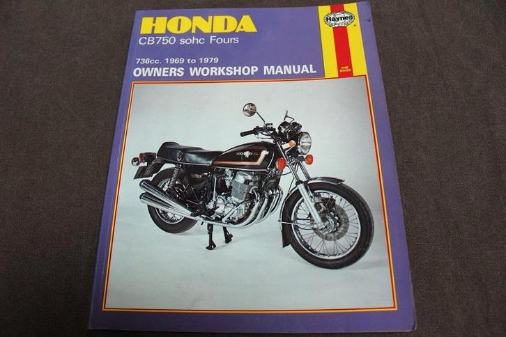 Honda CB750 SOHC fours 1969 - 1979werkplaatsboek CB 750, Motoren, Handleidingen en Instructieboekjes, Honda, Ophalen of Verzenden