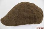 Flatcap Platte pet Hawkins tweed bruin voorgevormd 59 Nieuw, Kleding | Heren, Hoeden en Petten, Nieuw, Pet, Hawkins, Ophalen of Verzenden