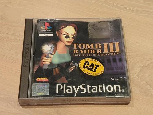 PS1 game Tomb Raider 3 van EIDOS Interactive, Spelcomputers en Games, Games | Sony PlayStation 1, Zo goed als nieuw, Avontuur en Actie