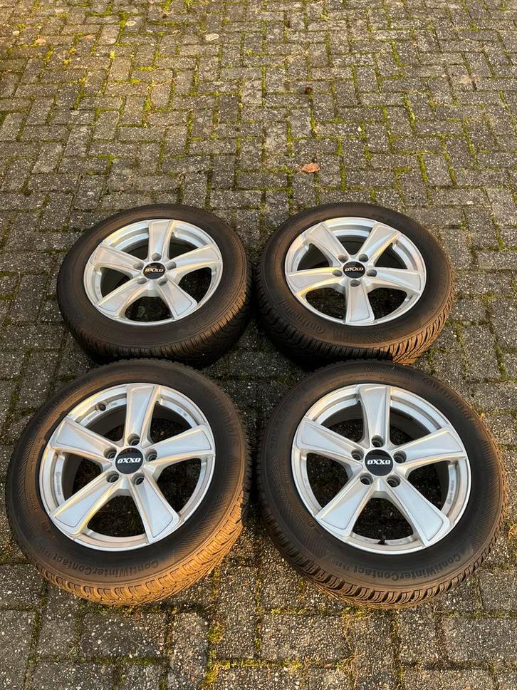 Winterbanden 205/55/R16 5x112 - VW Seat Audi Skoda, Auto-onderdelen, Banden en Velgen, Banden en Velgen, Winterbanden, 16 inch
