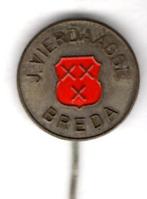 Jeugd Vierdaagse Breda koper speldje ( U_190 ), Verzamelen, Speldjes, Pins en Buttons, Verzenden, Zo goed als nieuw, Sport, Speldje of Pin
