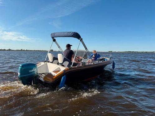 Elan boot met Yamaha motor en trailer, Watersport en Boten, Motorboten en Motorjachten, Gebruikt, Polyester, Tot 6 meter, Benzine