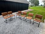 Eettafelstoelen van Jess, Huis en Inrichting, Stoelen, Ophalen, Gebruikt, Bruin, Metaal