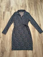 Prachtige zwarte, beige, blauwe jurk van Juffrouw Jansen XXL, Kleding | Dames, Jurken, Maat 46/48 (XL) of groter, Ophalen of Verzenden