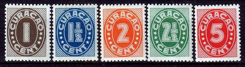Curaçao NVPH 153/7 ongebruikt, Postzegels en Munten, Postzegels | Nederlandse Antillen en Aruba, Postfris, Verzenden