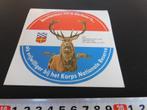 sticker Leger Korps Nationale Reserve  MPL476, Verzamelen, Ophalen, Zo goed als nieuw, Bedrijf of Vereniging