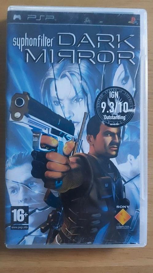 PSP - Syphon Filter _ Dark Mirror - Playstation Portable, Spelcomputers en Games, Games | Sony PlayStation Portable, Zo goed als nieuw