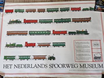 Twee keer poster NS spoorwebmuseum tbv 150 jaar spoor beschikbaar voor biedingen