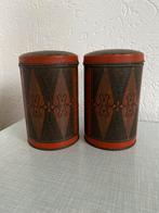 2 oude blikken van Tik Tak, Verzamelen, Blikken, Ophalen of Verzenden