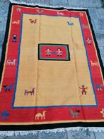 Kelim m tapijt handgekop ko((195)140)cm, Huis en Inrichting, Stoffering | Tapijten en Kleden, 100 tot 150 cm, Ophalen of Verzenden