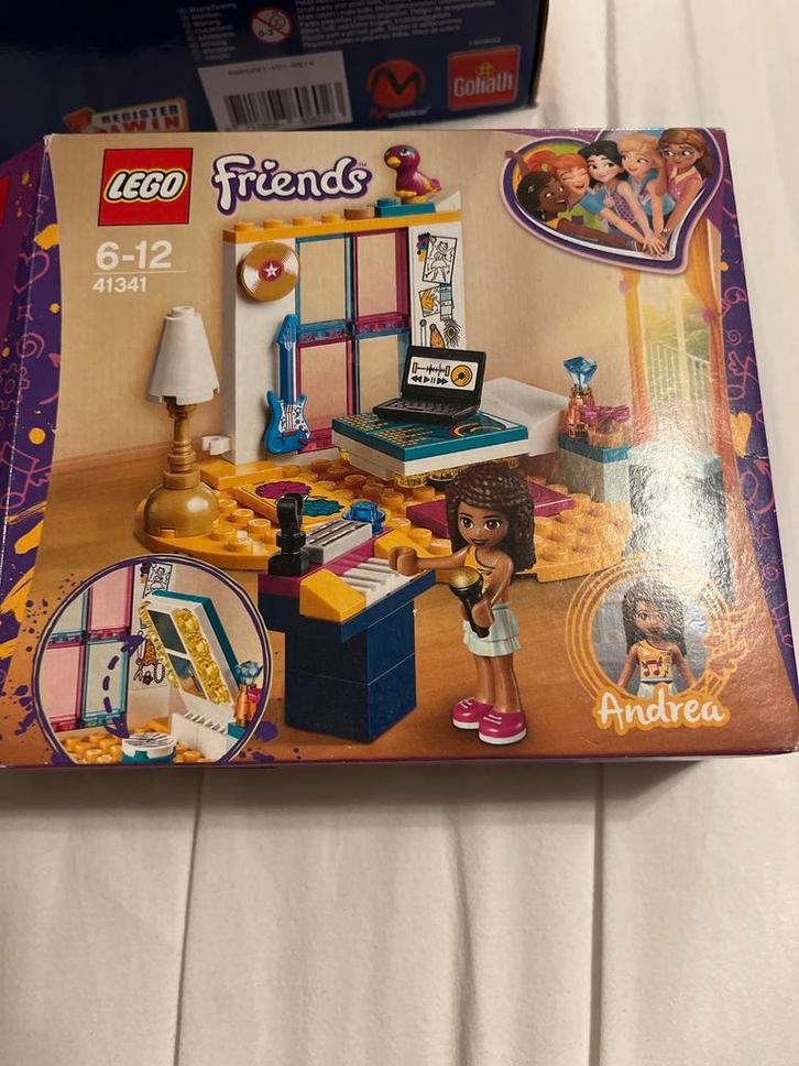 Lego Friends Andrea's Slaapkamer 41341, Kinderen en Baby's, Speelgoed | Duplo en Lego, Gebruikt, Lego, Complete set, Ophalen of Verzenden