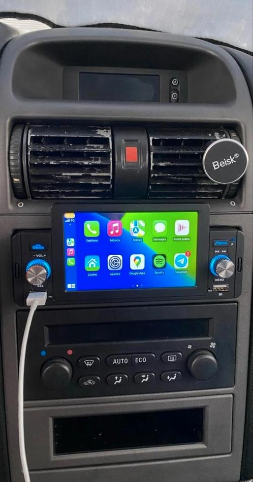 1din autoradio | Universeel Carplay, Auto diversen, Autoradio's, Zo goed als nieuw, Ophalen of Verzenden
