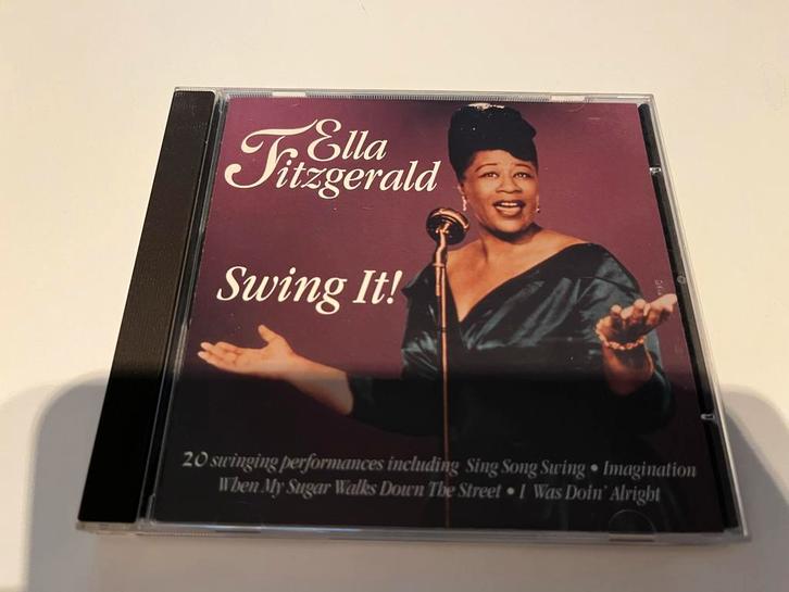 Ella Fitzgerald - Swing It! CD, Cd's en Dvd's, Cd's | Jazz en Blues, Gebruikt, Jazz, 1980 tot heden, Verzenden