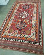 Kashkay kelim 300 x 163/kleden/Perzisch tapijt/Oosters/Loper, 150 tot 200 cm, Ophalen of Verzenden, Rechthoekig, Rood