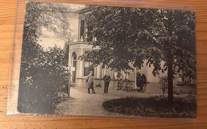 Ansichtkaart Bathmen Secretarie en juliana Linde, Verzamelen, Ansichtkaarten | Nederland, Verzenden