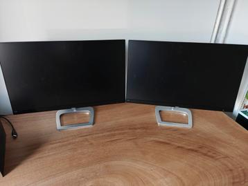 2x Philips 24inch 246E beschikbaar voor biedingen