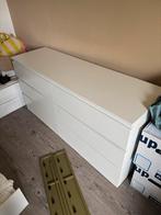 Ikea malm ladekast met 6 laden lichte waterschade bovenplank, Huis en Inrichting, Kasten | Ladekasten, Ophalen, Gebruikt, 5 laden of meer