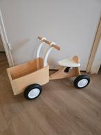 Van Dijk Toys houten kinder loop bakfiets vanaf 1 jaar - Wit, Ophalen, Loopfiets