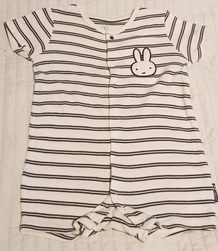 Nijntje miffi pakje babykleding maat 86 zwart wit strepen, Kinderen en Baby's, Babykleding | Maat 86, Zo goed als nieuw, Jongetje of Meisje