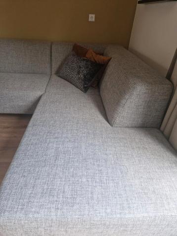 Goossens design@home hoekbank grijs geweven 305 cm beschikbaar voor biedingen
