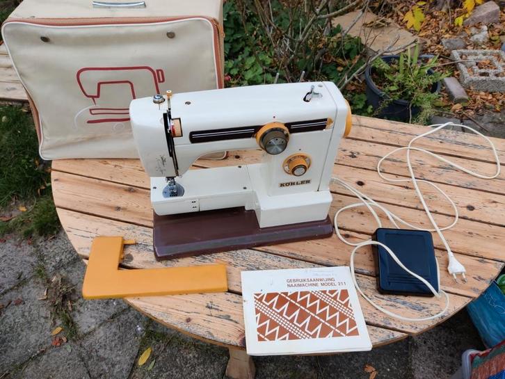 Naaimachine Köhler model 211, Hobby en Vrije tijd, Naaimachines en Toebehoren, Gebruikt, Naaimachine, Overige merken, Ophalen