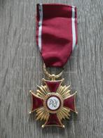 Poolse kruis van verdienste., Ophalen of Verzenden, Landmacht, Overige gebieden, Lintje, Medaille of Wings