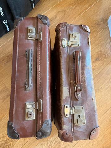 Vintage Koffertjes - Set van 2 beschikbaar voor biedingen