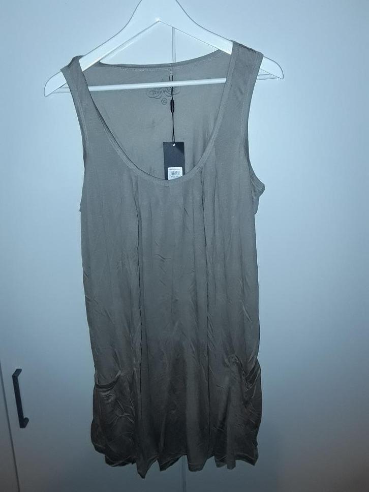 Vero Moda Licht Beige Lange Top / Tuniek Maat XL, Kleding | Dames, Tops, Nieuw, Maat 46/48 (XL) of groter, Beige, Zonder mouw