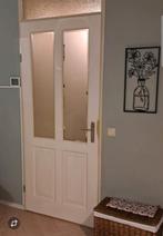 CanDo Dublin Binnendeur Wit Mat Glas opdek links, Ophalen, Gebruikt, 80 tot 100 cm, Binnendeur