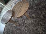 GEZOCHT Bassano bijzettafel / salontafel rond 60cm, Rond, Zo goed als nieuw, Minder dan 50 cm, Bassano