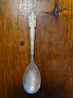 Verzilverde theelepel met inscriptie, Ophalen of Verzenden