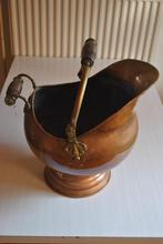 Koperen kolen pot, groot model, Antiek en Kunst, Ophalen of Verzenden, Koper