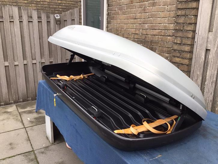 Dakkoffer Hapro Carver 430 liter inhoud., Auto diversen, Dakkoffers, Zo goed als nieuw, Ophalen of Verzenden