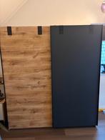 Schuifdeurkast 198x180x64, Huis en Inrichting, Kasten | Kledingkasten, Ophalen, Overige materialen, 150 tot 200 cm, Zo goed als nieuw