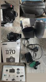 Nikon D70 Spiegelreflexcamera met Accessoires, Gebruikt, Spiegelreflex, Ophalen of Verzenden, Nikon