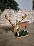 Luville hert met prachtig gewei kerstdorp kersthuisjes, Diversen, Kerst, Ophalen of Verzenden, Zo goed als nieuw