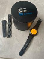 Samsung Gear S3 Frontier Zgan!, Ophalen, Zwart, Samsung ⌚️, Zo goed als nieuw