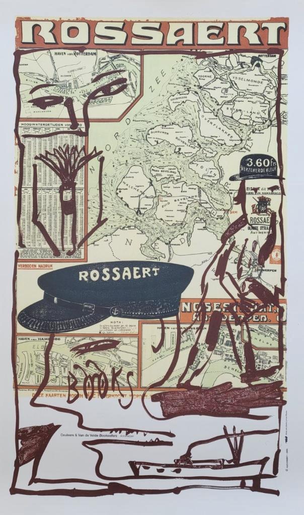 Pierre Alechinsky (1927- ) - Rossaert - Offset + catalogus, Antiek en Kunst, Kunst | Litho's en Zeefdrukken, Ophalen of Verzenden